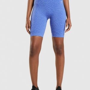Gymshark Blue Patterned Women's Shorts